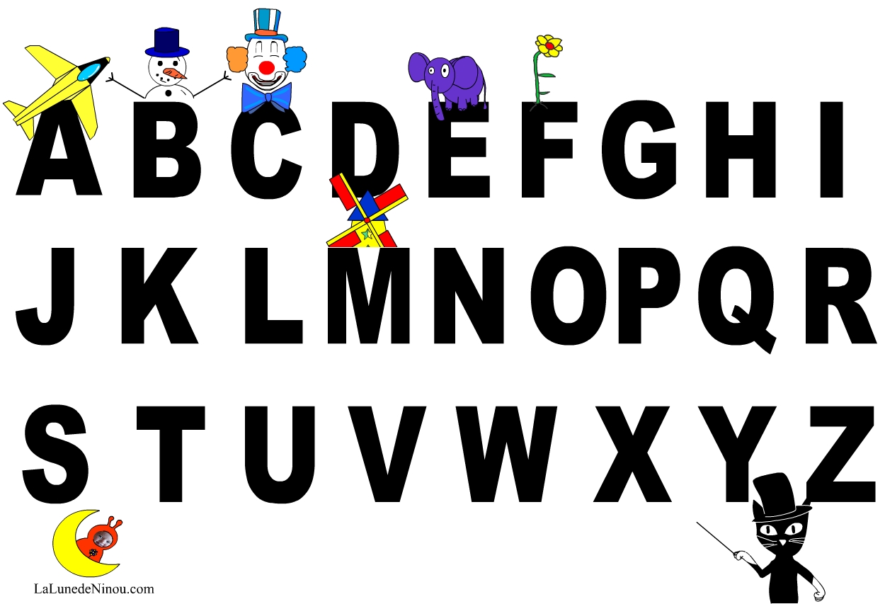 Apprendre les lettres de l'alphabet - Jeux pour enfants sur
